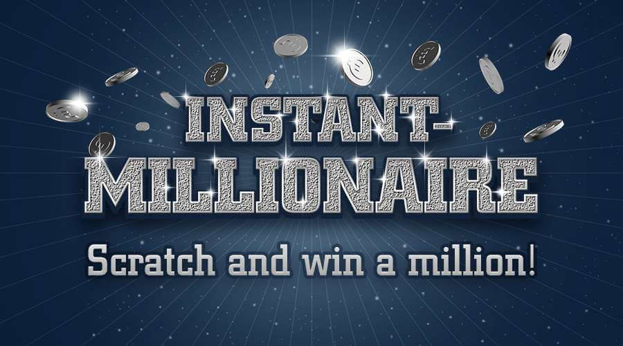 Scratchcards online Instant Millionaire only at Lottoland!