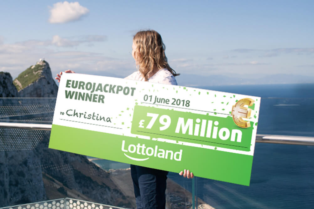 EuroJackpot Lottery Winner celebrates with Lottoland